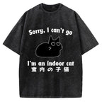 Indoor Kitten Vintage Washed T-shirt
