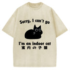 Indoor Kitten Vintage Washed T-shirt
