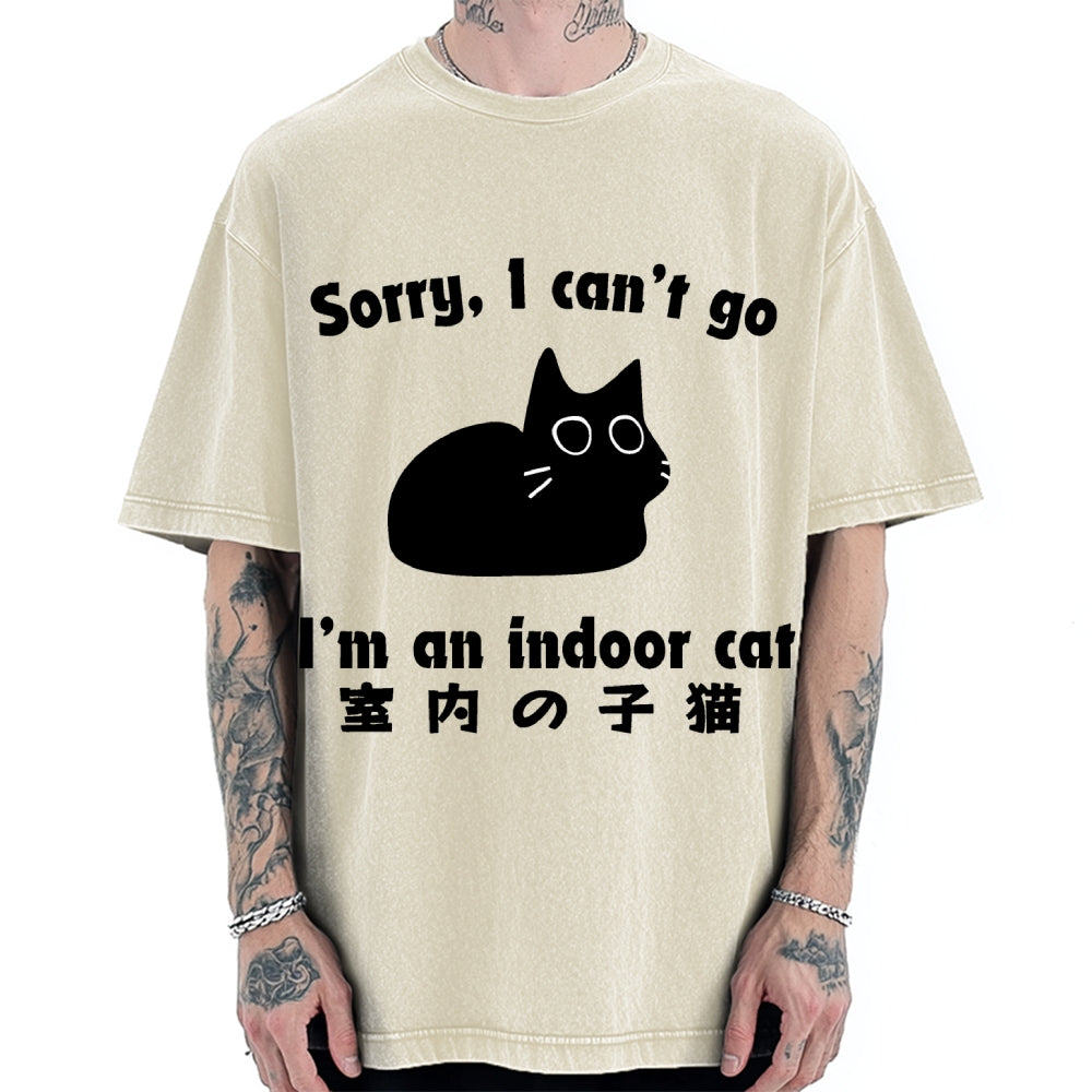 Indoor Kitten Vintage Washed T-shirt