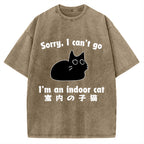 Indoor Kitten Vintage Washed T-shirt
