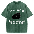 Indoor Kitten Vintage Washed T-shirt