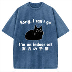 Indoor Kitten Vintage Washed T-shirt