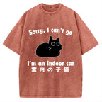 Indoor Kitten Vintage Washed T-shirt