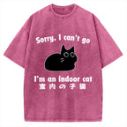 Indoor Kitten Vintage Washed T-shirt