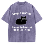 Indoor Kitten Vintage Washed T-shirt