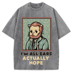 I'm All Ears Funny Vintage Washed T-shirt