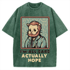 I'm All Ears Funny Vintage Washed T-shirt