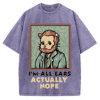I'm All Ears Funny Vintage Washed T-shirt