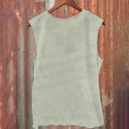 Casual Vintage Sardine Fish Printed Tank Top