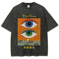 Yayoi Kusama's Abstract Eye Art Vintage Washed T-shirt