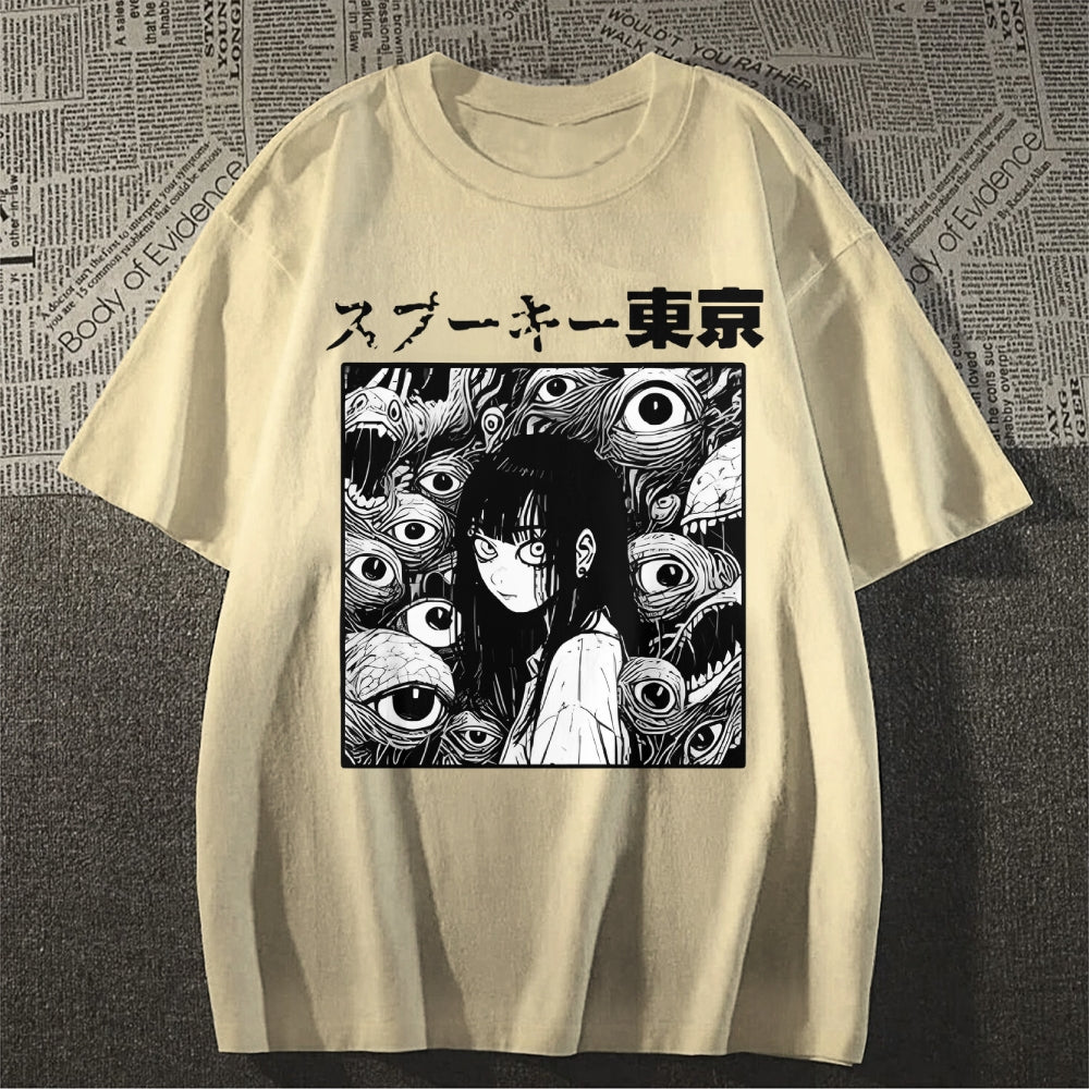 Tokyo Spooky Manga Japanese Style Classic Tee
