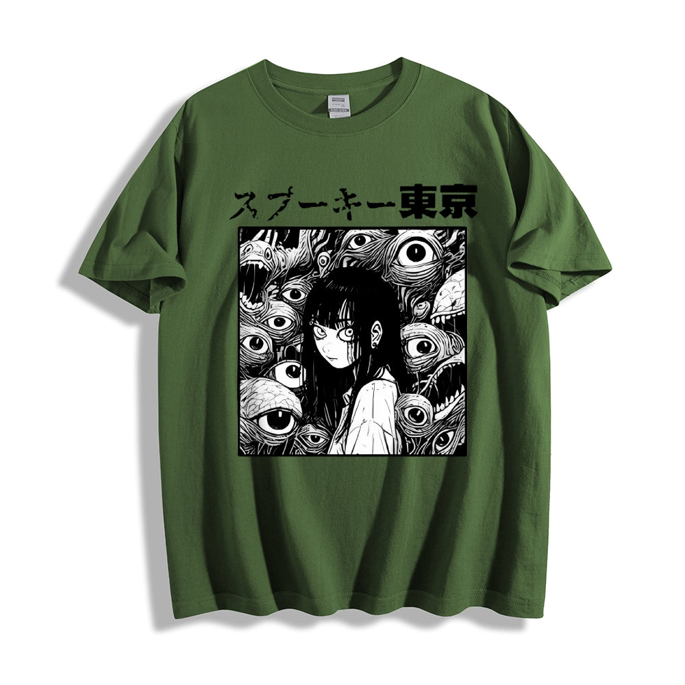Tokyo Spooky Manga Japanese Style Classic Tee