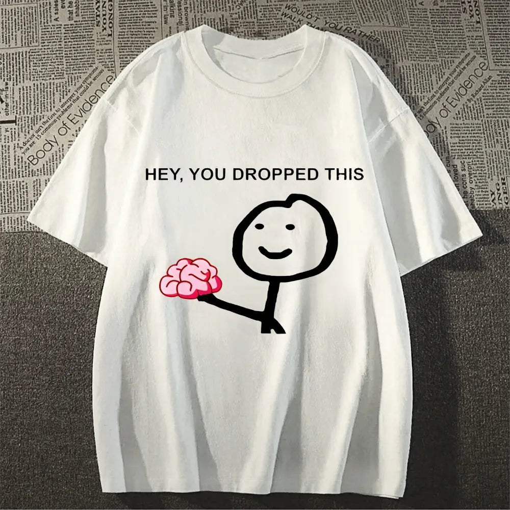 Unisex Spoof Print Casual Print Classic T-shirt