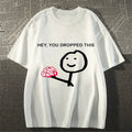 Unisex Spoof Print Casual Print Classic T-shirt