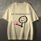 Unisex Spoof Print Casual Print Classic T-shirt