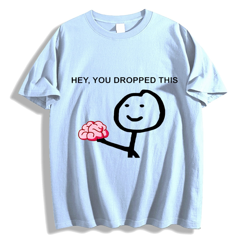 Unisex Spoof Print Casual Print Classic T-shirt