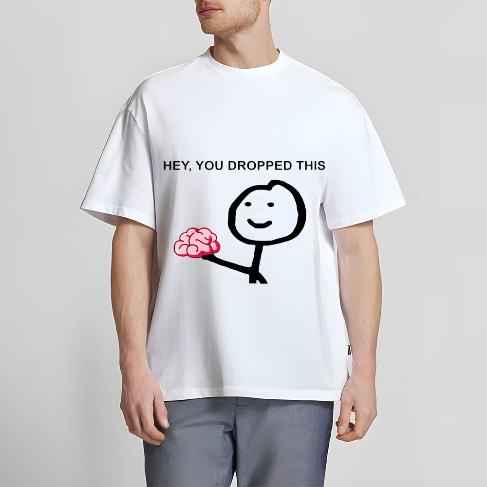 Unisex Spoof Print Casual Print Classic T-shirt