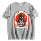 Ramen Lover Octopus Cotton casual T-shirt