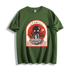 Ramen Lover Octopus Cotton casual T-shirt