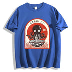 Ramen Lover Octopus Cotton casual T-shirt