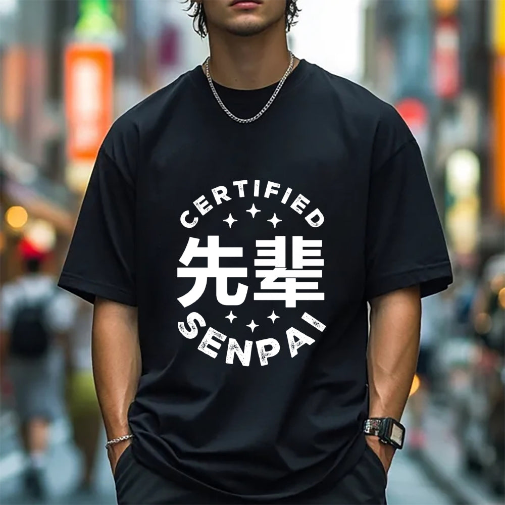 Certified Senpai Japanese Style Classic Tee