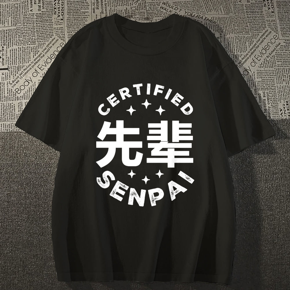 Certified Senpai Japanese Style Classic Tee