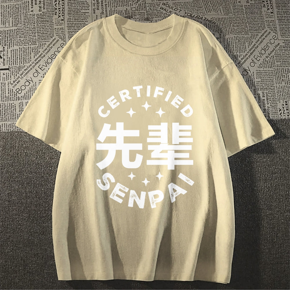 Certified Senpai Japanese Style Classic Tee