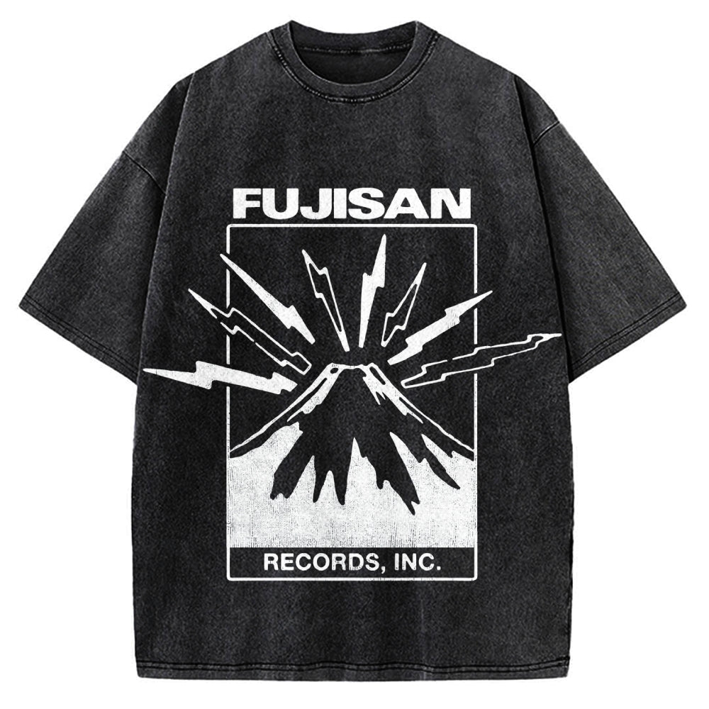 Fujisan Mountain Vintage Washed T-shirt