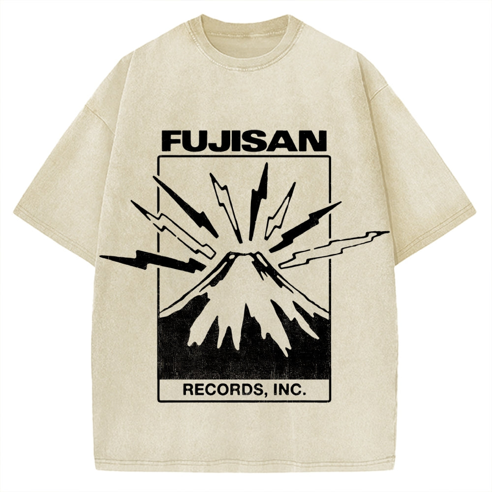 Fujisan Mountain Vintage Washed T-shirt