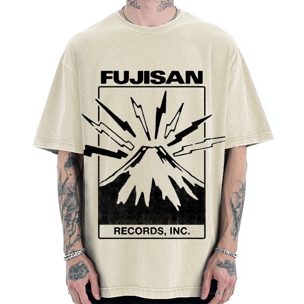Fujisan Mountain Vintage Washed T-shirt