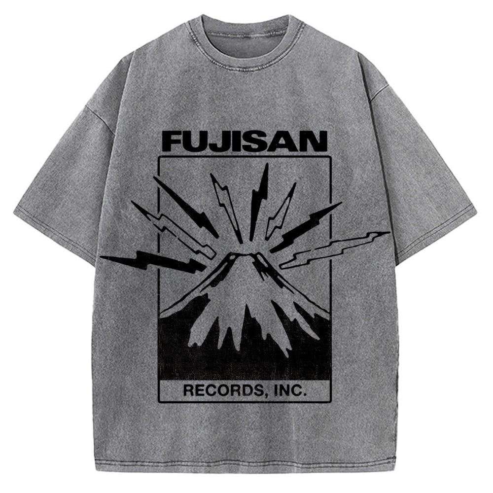 Fujisan Mountain Vintage Washed T-shirt