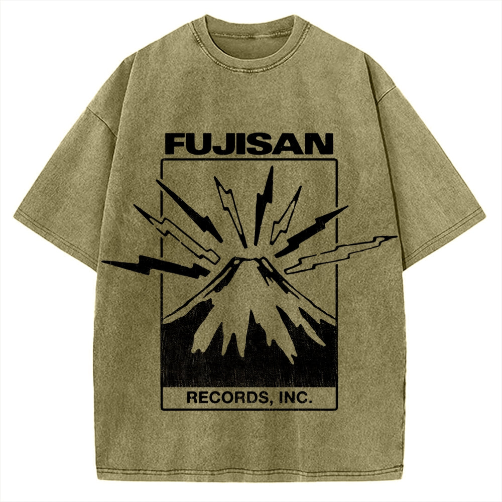 Fujisan Mountain Vintage Washed T-shirt
