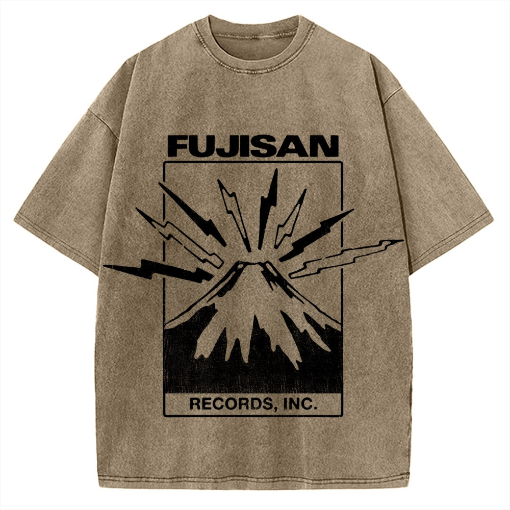 Fujisan Mountain Vintage Washed T-shirt