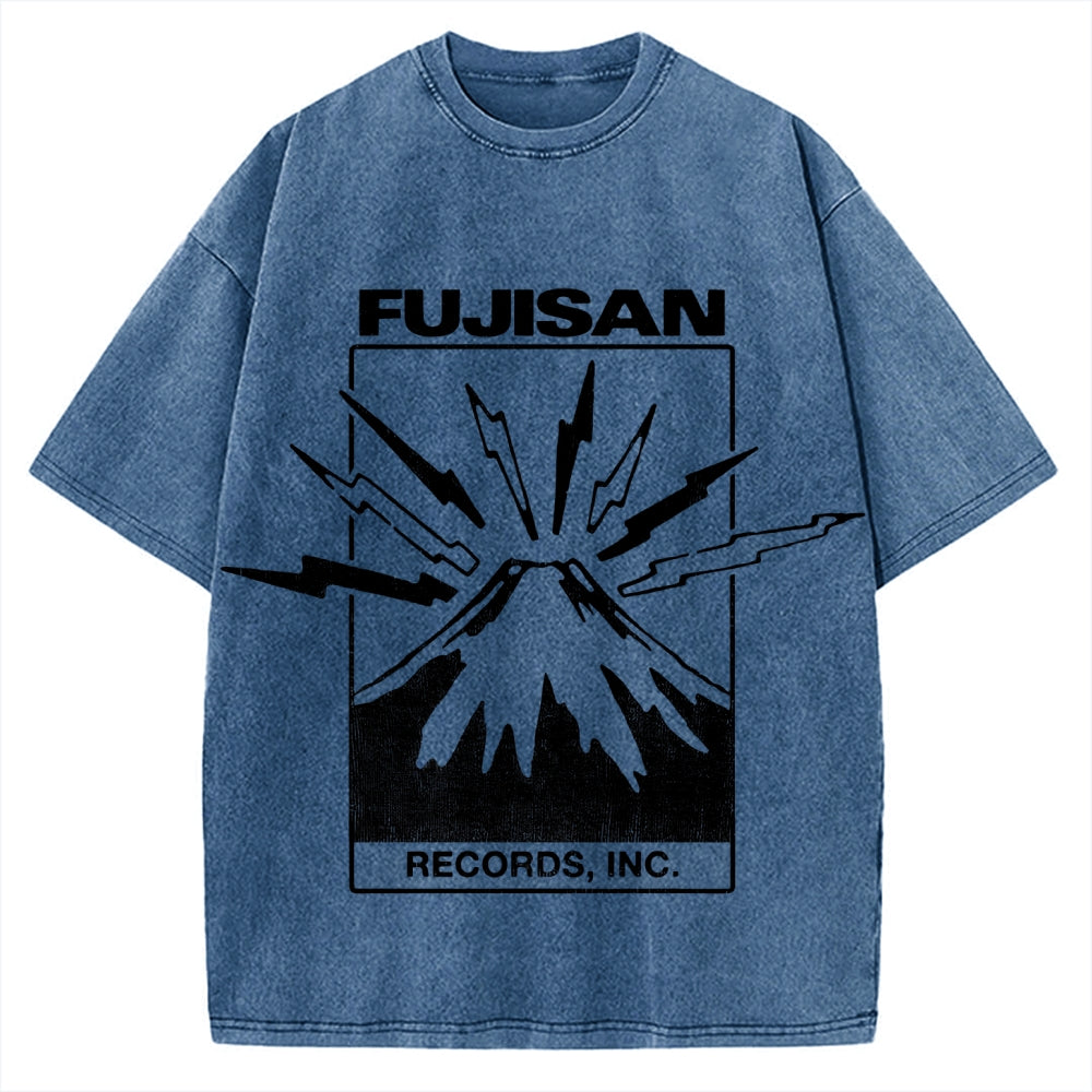 Fujisan Mountain Vintage Washed T-shirt