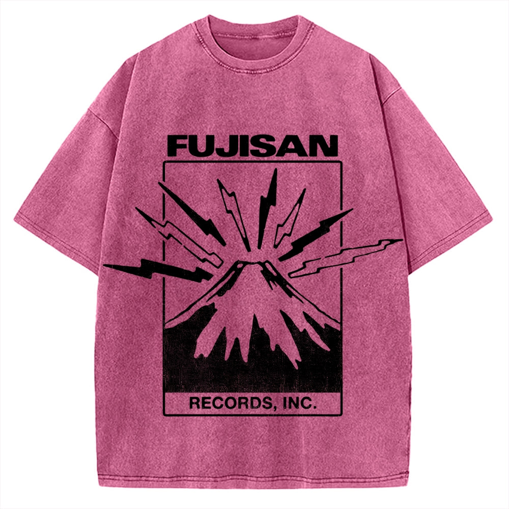 Fujisan Mountain Vintage Washed T-shirt