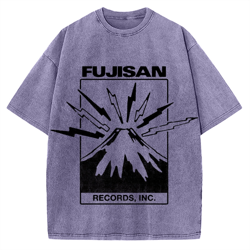 Fujisan Mountain Vintage Washed T-shirt