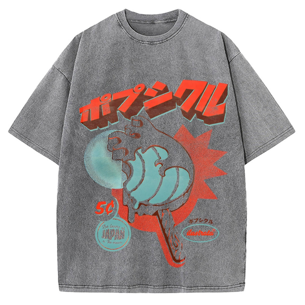 Japan Ice Cream Vintage Washed T-shirt