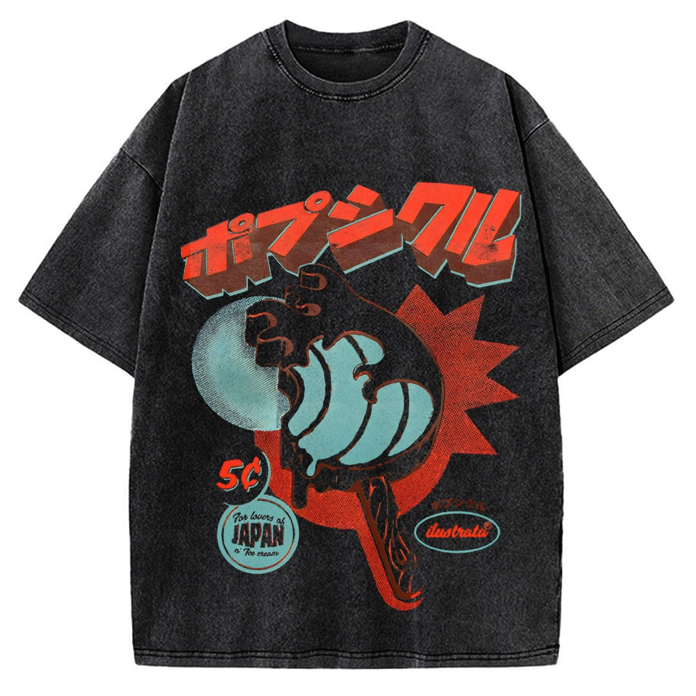 Japan Ice Cream Vintage Washed T-shirt