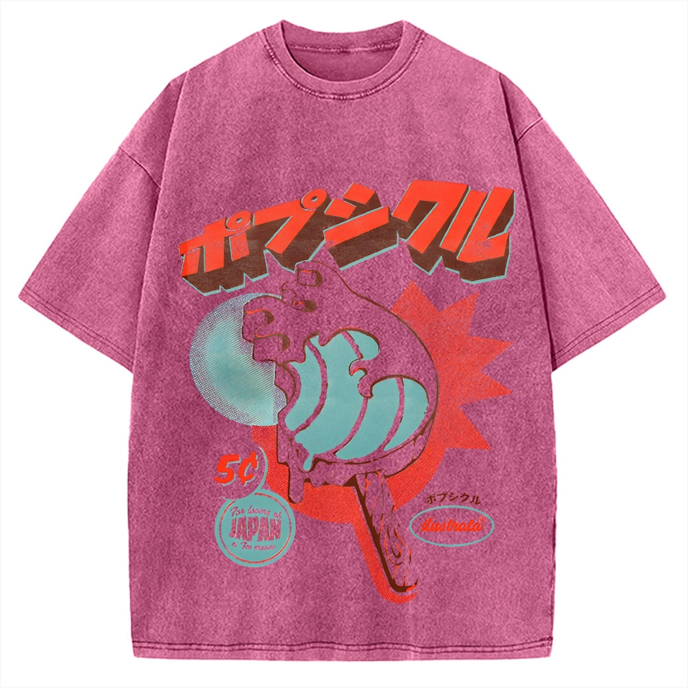Japan Ice Cream Vintage Washed T-shirt