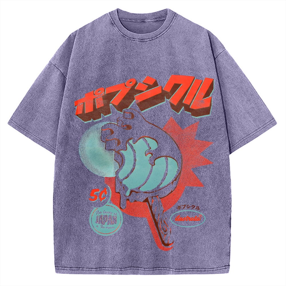 Japan Ice Cream Vintage Washed T-shirt