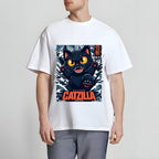 Catzilla Cat Godzilla Japanese Style Classic Tee