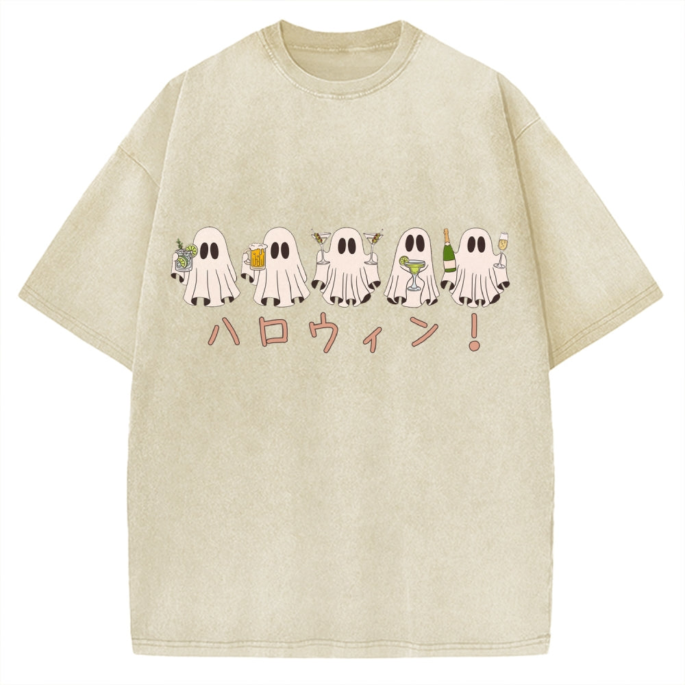 Drinking Ghost Vintage Washed T-shirt