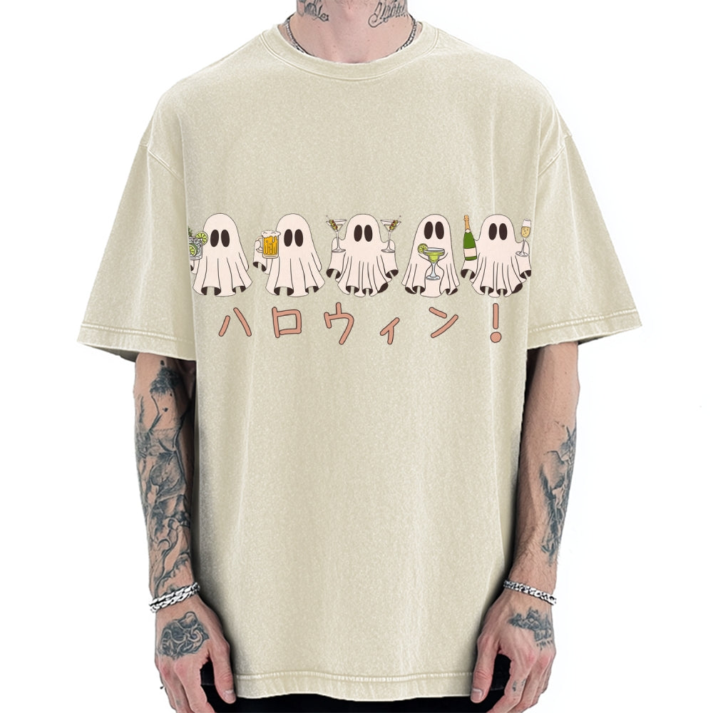 Drinking Ghost Vintage Washed T-shirt