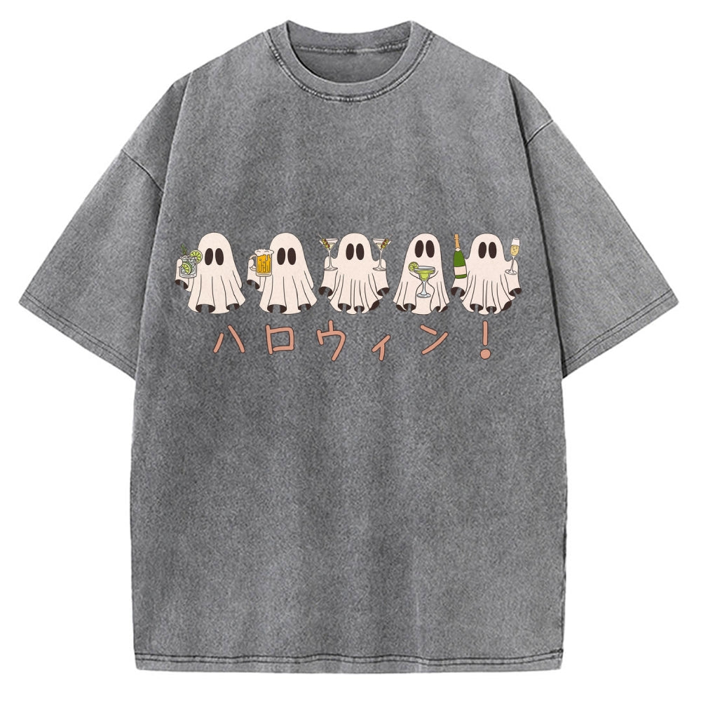 Drinking Ghost Vintage Washed T-shirt