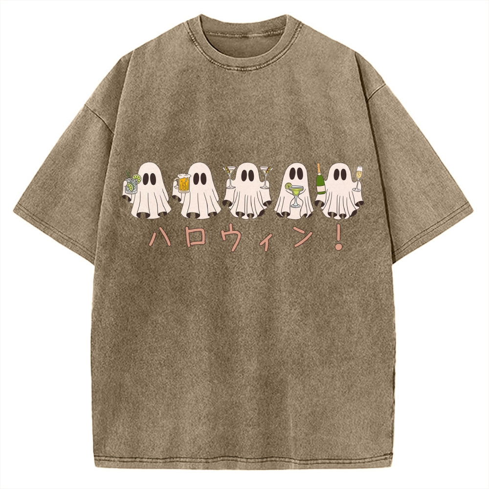 Drinking Ghost Vintage Washed T-shirt