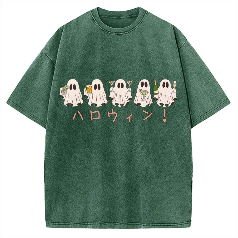 Drinking Ghost Vintage Washed T-shirt