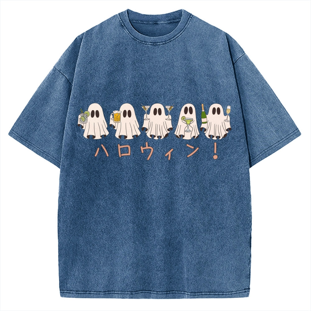Drinking Ghost Vintage Washed T-shirt