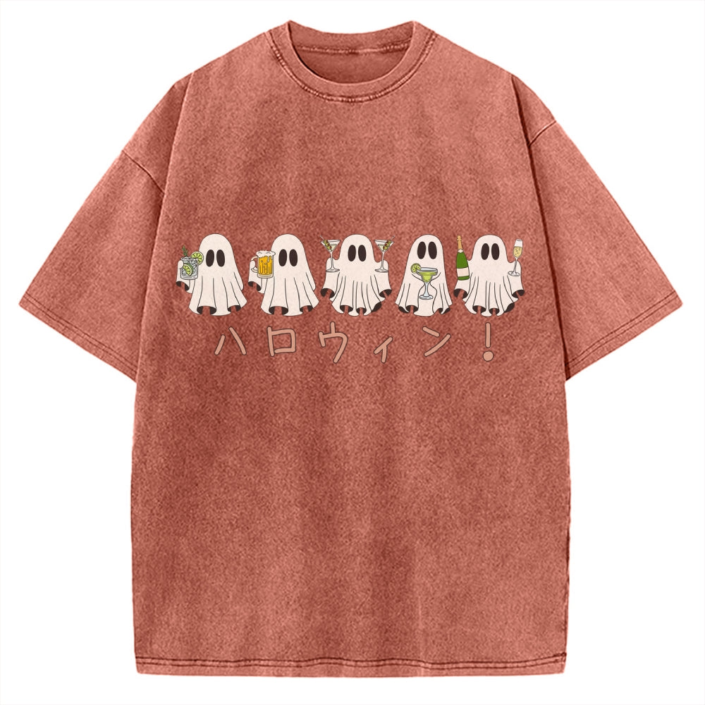 Drinking Ghost Vintage Washed T-shirt