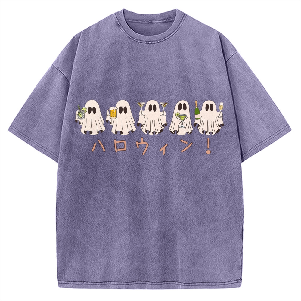 Drinking Ghost Vintage Washed T-shirt