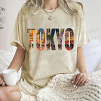 Unisex Tokyo Printed Washed Tee
